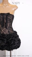 Đầm Cup Tùng Bí Đính Nơ