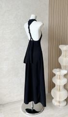 Đầm Thun Xoắn Hở Lưng