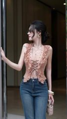 Áo Lưới  Bèo Đan Dây