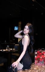 Đầm Thun Khoét Lưới