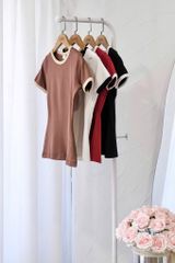 Áo Thun Trơn Viền Màu