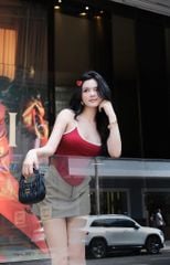 Áo Thun Lai Bầu Cổ U
