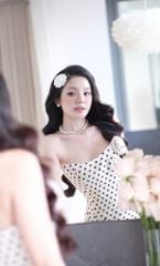 Set Cup Chấm Bi Đính Hoa