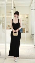 Đầm Thun Cổ U Đuôi Cá