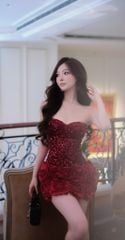 Đầm Cup Kim Sa Kết Bông