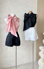 Áo Babydoll Cột Nơ Sau SN