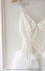 Đầm Ren Tầng Họa Tiết