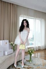 Đầm Babydoll Tầng Viền Đá