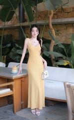 Đầm Thun Cổ U Đuôi Cá