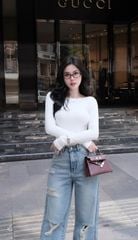 Quần Jean Straight Cood Distressed