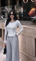 Áo Thun Nhúng 2 Bên Phối Màu
