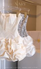 Đầm Cup Tùng Bí Đính Nơ