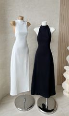 Đầm Thun Xoắn Hở Lưng