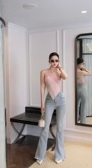 Quần Jean Ống Bass Tua Rua