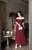 Đầm Len Xoắn Bẹt Vai