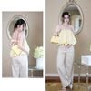 Áo Ống Hở Lưng Đính Nơ Sau