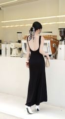 Đầm Thun Cổ U Đuôi Cá