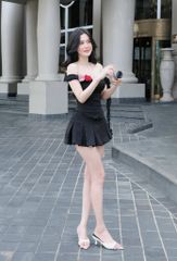 Chân Váy Thun Xếp Li