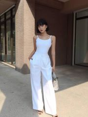 Set  Quần Ống Rộng + Áo Bodysuit