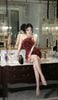 Đầm Voan Hoa Lượn Sóng
