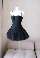 Đầm Lưới Nhúng Xòe Phối Ren