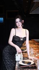 Đầm 2S Ren Kèm Charm