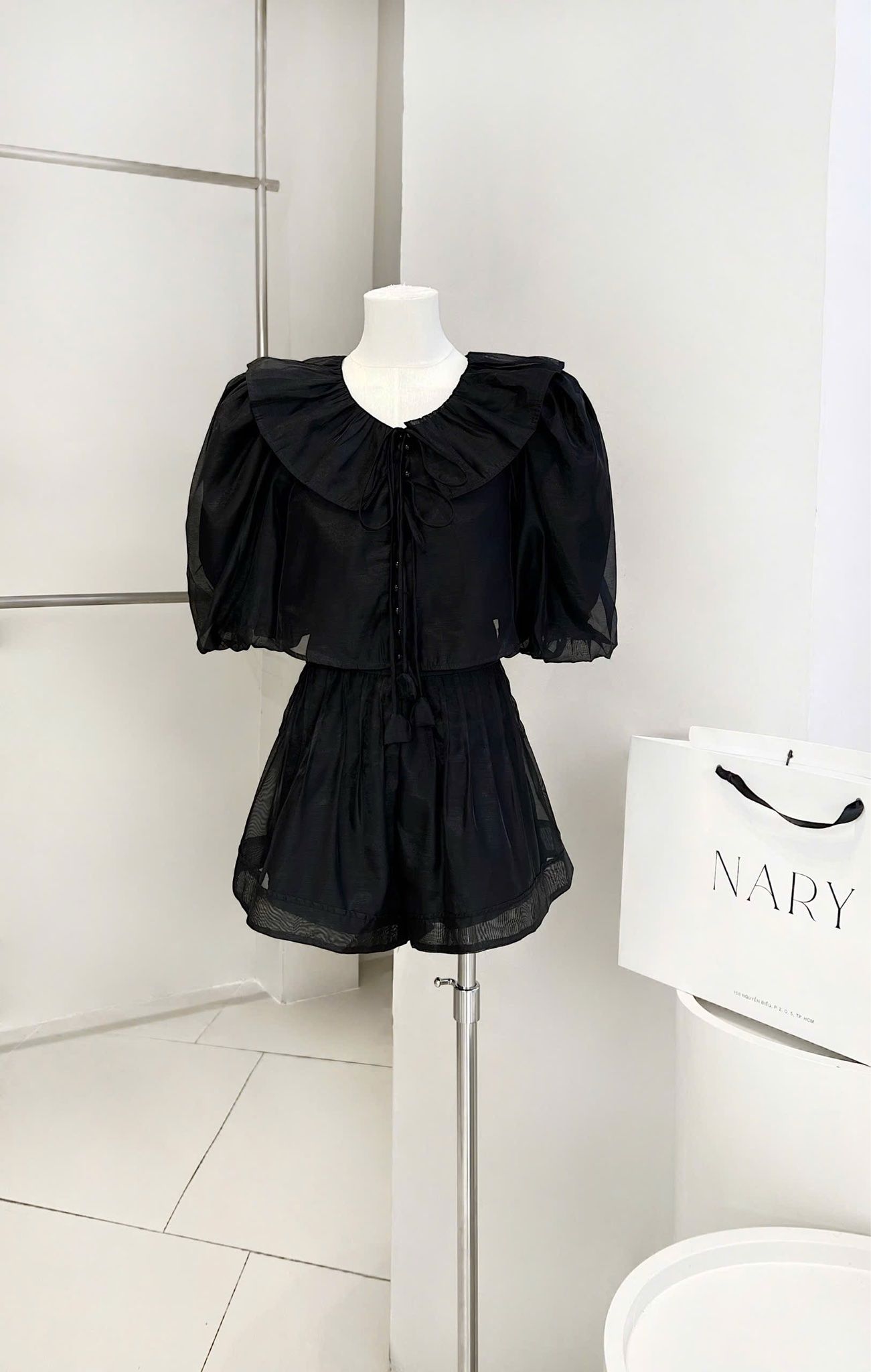 Set Áo Nút Ngọc Trai
