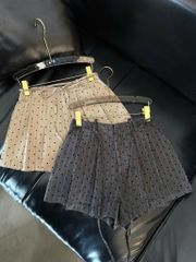 Quần Short Họa Tiết Kèm Dây