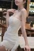Đầm Ống Ren Đính Nơ Tua Rua