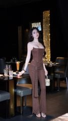 Set Áo Cup Ren Quần Loe