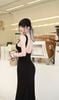 Đầm Thun Cổ U Đuôi Cá