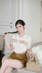 Áo Len Viền Màu Cổ SM