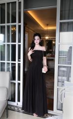 Đầm Len Xoắn Bẹt Vai