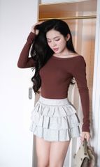 Bodysuit Thun Trơn TD Hở Lưng