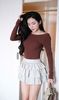 Bodysuit Thun Trơn TD Hở Lưng