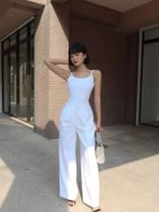 Set  Quần Ống Rộng + Áo Bodysuit