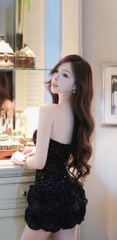 Đầm Cup Kim Sa Kết Bông