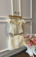 Set Áo Đan Dây Tà Nhọn