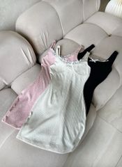 Đầm Thun Phối Ren Kèm SM