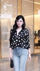 Áo SM Chấm Bi To
