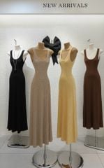 Đầm Thun Cổ U Đuôi Cá