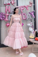 Đầm Công Chúa Viền Đá