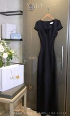 Đầm Lụa Suông Cổ V