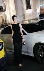 Đầm Ren Đuôi Cá Hở Lưng