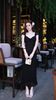 Đầm Ren Hoa Nổi Đính Nơ