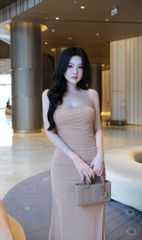 Đầm Lưới Yếm Đuôi Cá