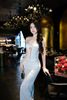 Đầm Thun Khoét Ngực Liền Đá