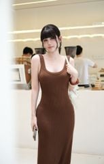 Đầm Thun Cổ U Đuôi Cá
