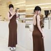 Đầm Thun Cổ U Đuôi Cá