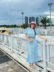 Set CV Đuôi Cá + Áo Tay Phồng